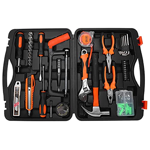 Kit de herramientas hardware 108 piezas con caja negra miniatura 5
