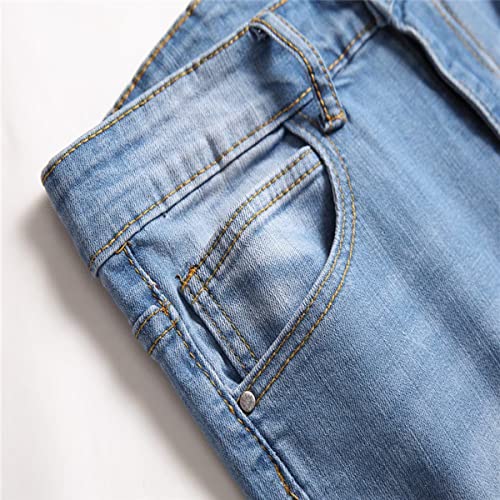 Boy's Stylish Slim Fit Stretchy Ripped Distressed Jeans Pants, 5-16 Years3