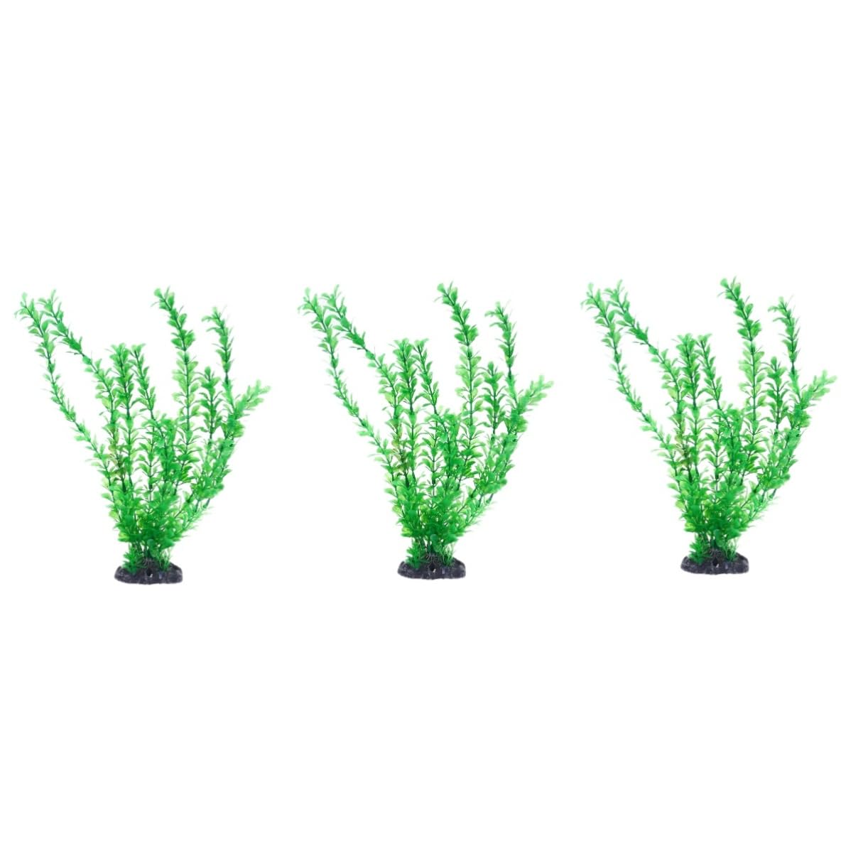 DOITOOL 3 Pièces Fausses Plantes Aquatiques Verdure Plante De Gazon Artificiel Décorer Aquarium 35c