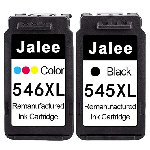 Jalee 2× Cartuchos de Tinta refabricado para Usar en Lugar de Canon PG-545 CL-546 XL Compatible para Canon PIXMA MX495 TS3150 TS3151 MG2400 MG2450 MG2500 MG2550 MG2550S MG2555 MG2555S MG2950 MG2950S