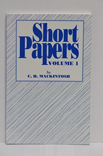 Short Papers on Scripture Subjects Vol 1 [German] 0881722162 Book Cover