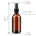 XHPHAPACK 4 oz Small Amber Glass Spray Bottles for Essential Oil Spray bottles Empty Mini Fine Mist Spray Refillable Glass Bottles