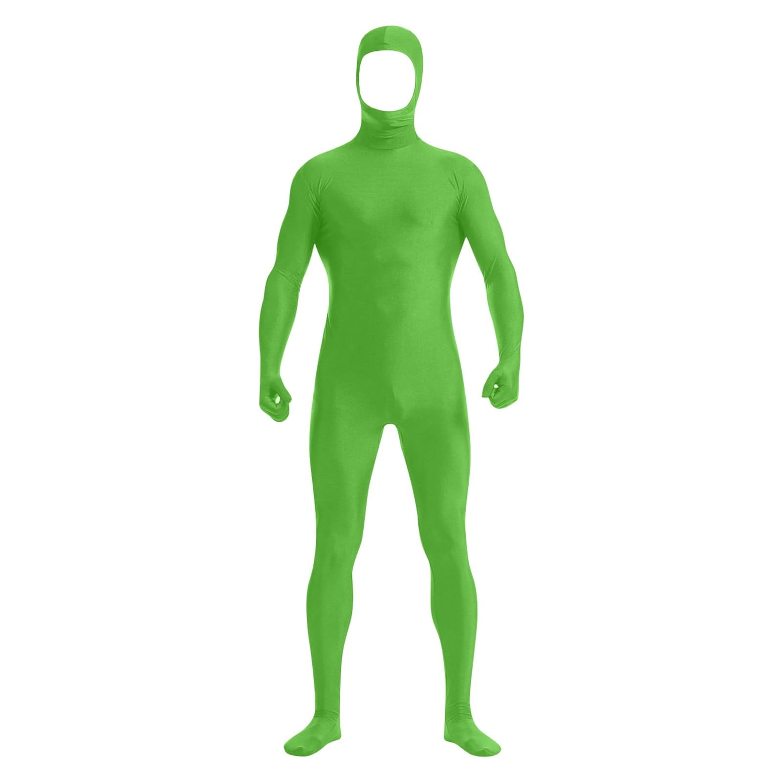 Halloween Costumes Adults Women Men Zentai Suit Morph Suit, Full-Body Costume for Role Play & Halloween, Stretchy Orange Bodysuit with Face Opening, Great for Cosplay, Parties, Performances,180CM
