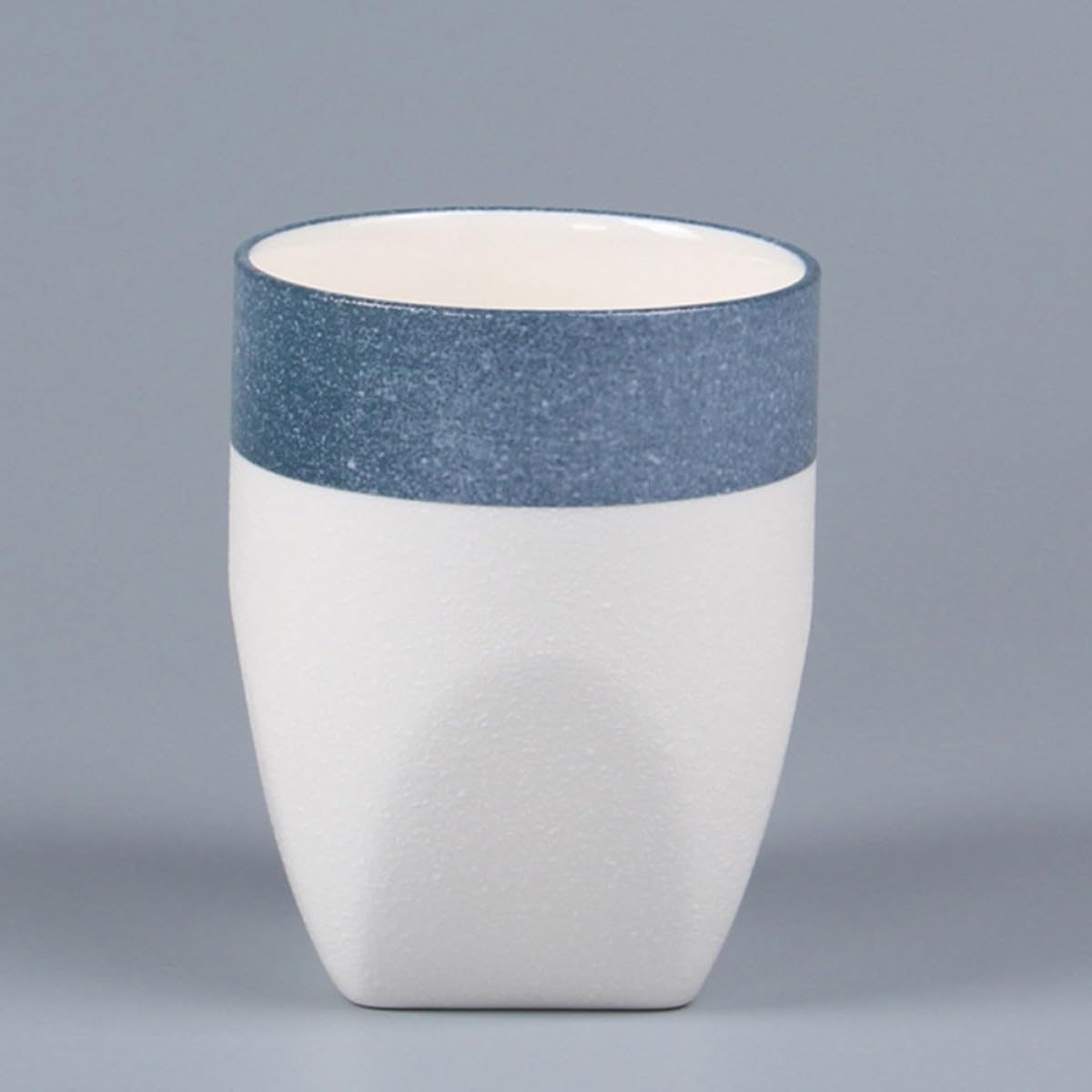 Badezimmer Zubehör Rutschfestes Design Keramik Blau mit Seifenspender Organizer und Zahnputzbecher Stilvolles Badaccessoire Vier Stück für Hotel und Haushalt