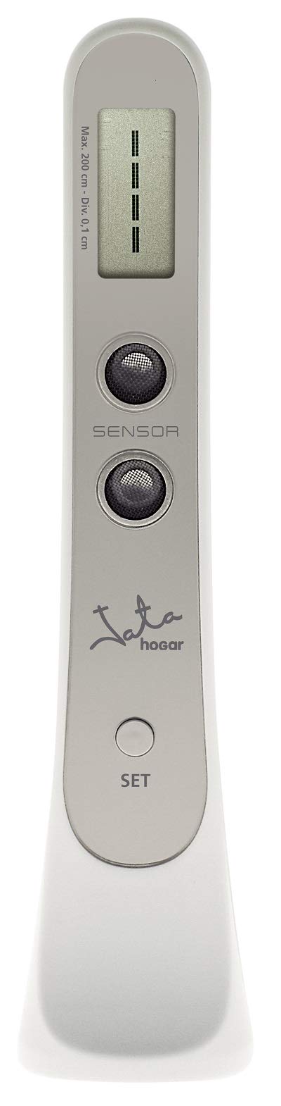 JATA HOGAR 80 - Medidor de Altura Digital con Sensor Infrarrojo, Tallímetro Electrónico de Alta Precisión hasta 200 cm, Pantalla LCD, Medición en cm y Pulgadas