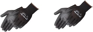 Liberty P-Grip Ultra-Thin Polyurethane Palm Coated Glove with 13-Gauge Nylon/Polyester Shell, Small, Black (Pack of 24)