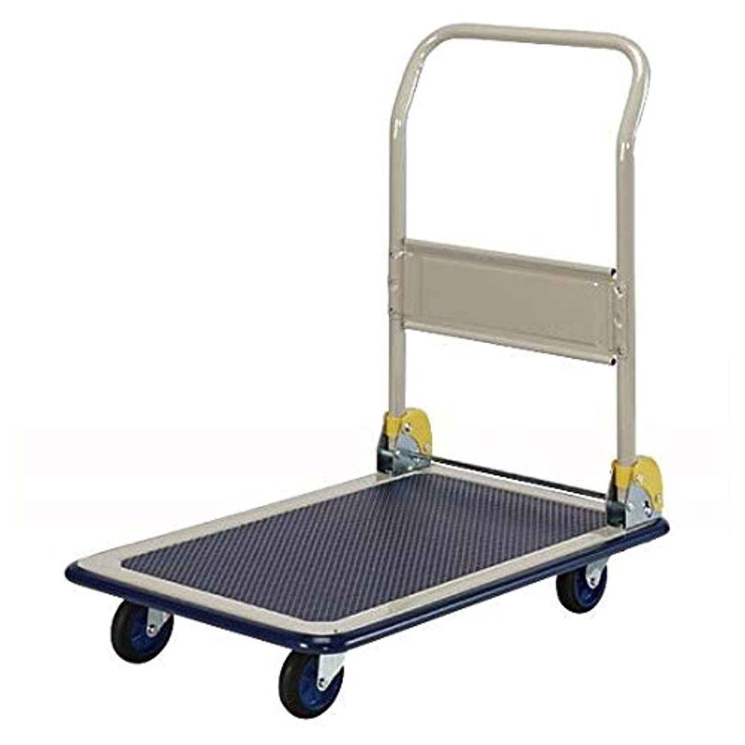 PreStar Compact Black with Yellow accents Platform Trolley
