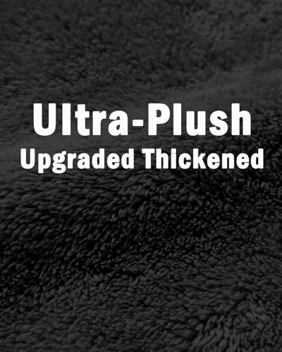 Shy Velvet Balaclava Wind-Resistant Ski Mask Winter Face Mask,Fleece Cold Weather Ski Mask for Women and Men Sherpa Hood Black