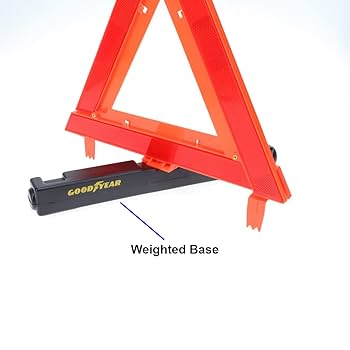 Amazon.com: Goodyear Collapsible Safety Triangle GY3021