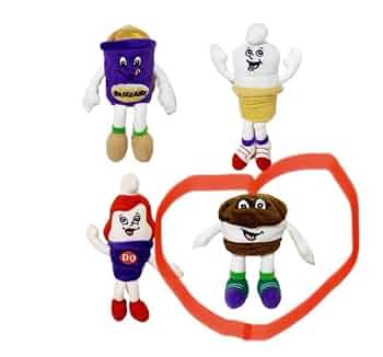 ハンナ・バーベラ ぬいぐるみ ビンテージ TOY DQ デイリークイーン Amazon.co.jp: デイリークイーン DQ ぬいぐるみ クッキーサンド