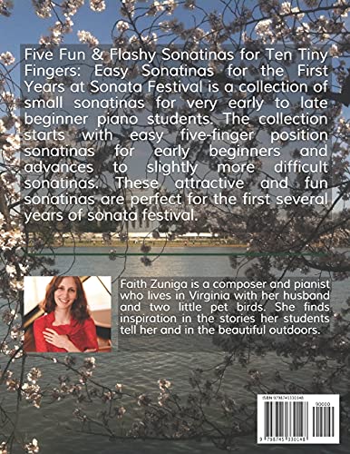 Five Fun & Flashy Sonatinas for Ten Tiny Fingers: Easy Sonatinas for the First Years at Sonata Festi