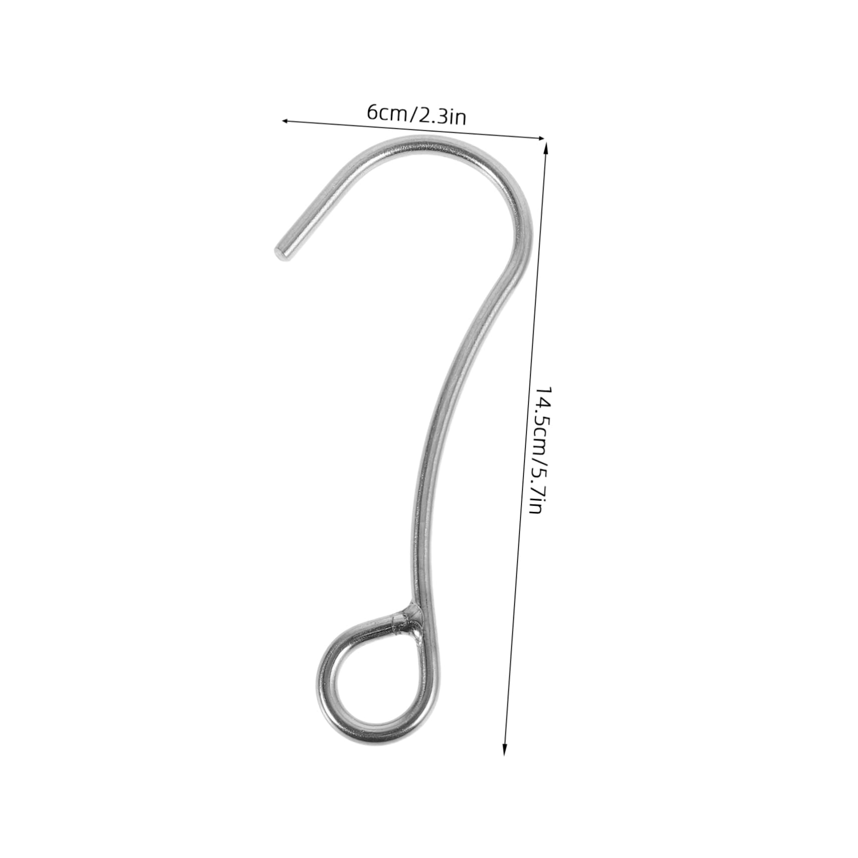 BESPORTBLE Stainless Hook Single Anchor for Scuba Diving Heavy Duty Underwater Gear Safety Hook Durable