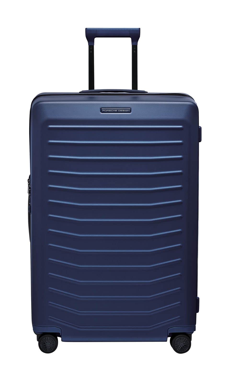 Bric's PORSCHE DESIGN 30 inch Expandable Spinner Luggage - Expandable Depth of 1.5" - Hardside Travel Suitcase - Roadster Collection - Dark Blue Matte