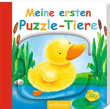 Hardcover Meine ersten Puzzle-Tiere [German] Book