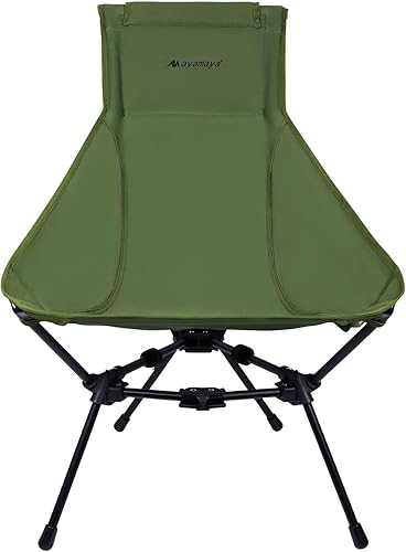 Miniatura 7 de ayamaya Camping Chairs - Ultralight Folding High Back Camping Chair with Upgrade All Aluminum Widen Frame Structure