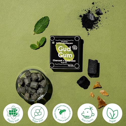 Image of Gud Gum- Natural, Plastic Free Chewing Gum -21g x 3 - Mini Pack of 3- No added artificial colours, flavours & sweeteners (3 Pack, Assorted)