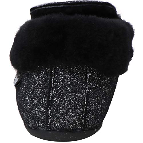 FitFlop Womens Clara Glimmerwool Moccasin Slipper Shoes3