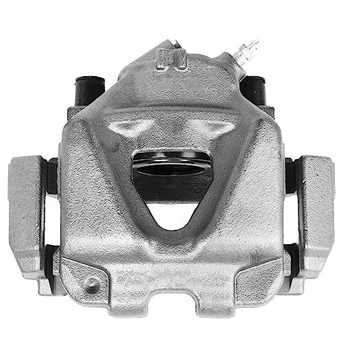 Image of Detroit Axle - Front Drilled & Slotted Brake Rotors Calipers w /Bracket | Ceramic Pads Replacement for BMW 323i 328i xDrive X1 328xi - 6pc Set