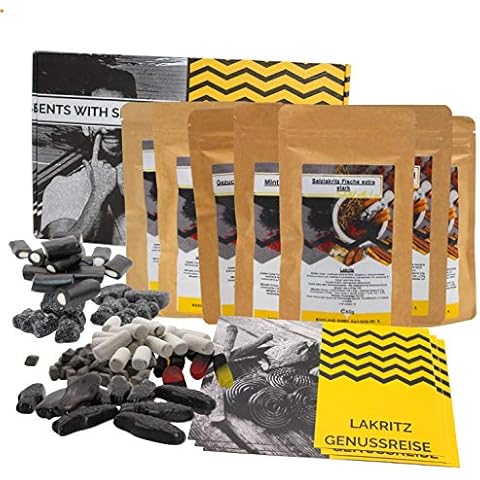 [ Boxiland ] Lakritz Geschenk Set | Geschenkidee für Lakritzliebhaber | echte Lakritze im Präsentkorb I Geschenkidee für Frauen Männer I vatertag Geschenkidee Cover