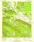 YellowMaps Pinnacle Mountain AR topo map, 1:24000 Scale, 7.5 X 7.5 Minute, Historical, 1954, Updated 1957, 26.8 x 22 in - Tyvek