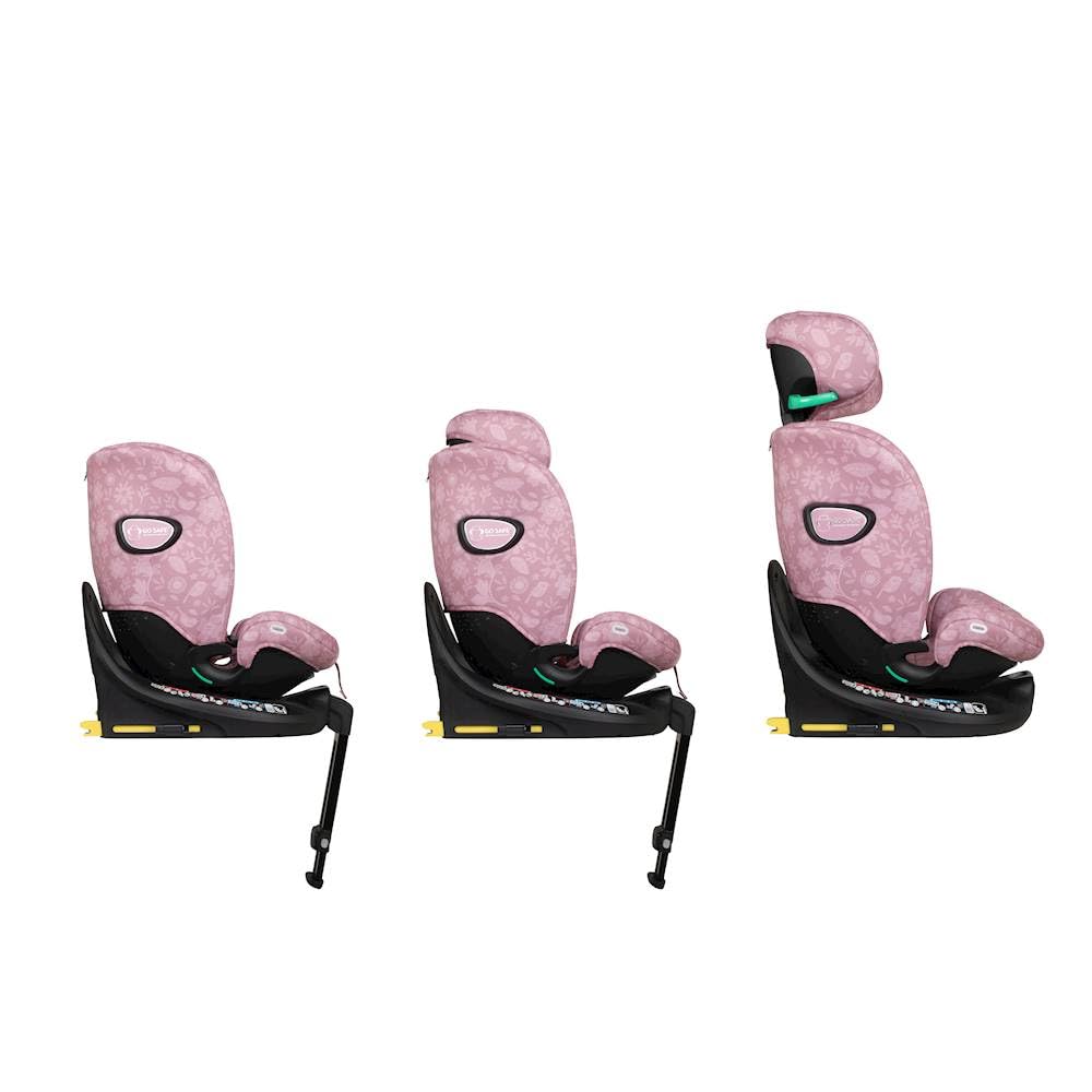 COSATTO i-Size - Seggiolino auto girevole a 360°, R129, gruppo 0+123, 0-36 kg, 0-12 anni, Isofix, ERF, esclusivo sistema anti-fuga (Camille)