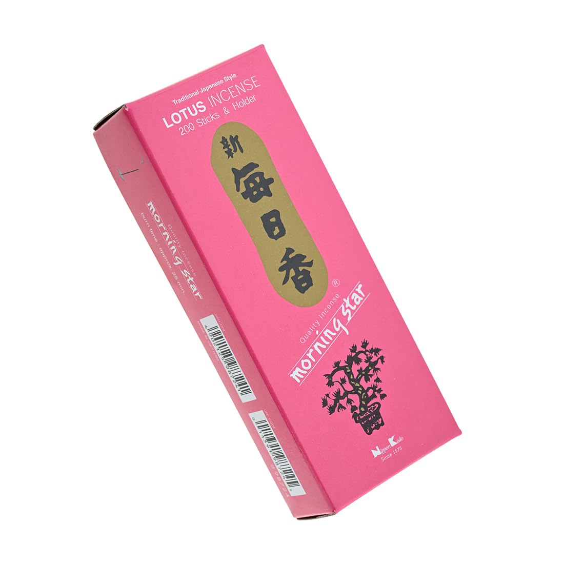 Morning Star Lotus Incense 200 Sticks | Natural, Eco-Friendly Aromatherapy | Plastic-Free, Paper Packaging | Relaxation, Meditation & Home Fragrance