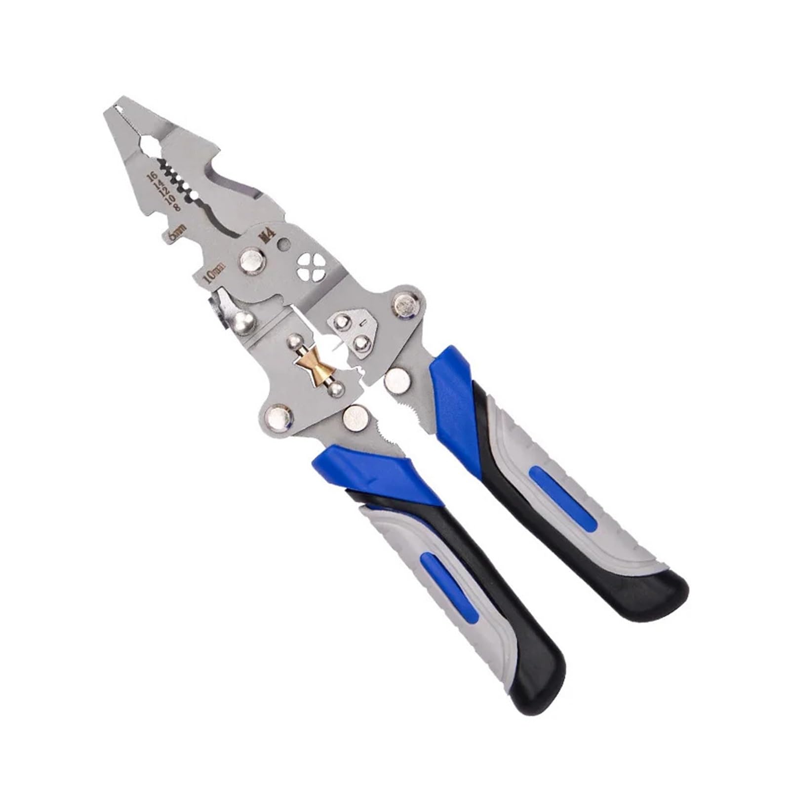 Ewsdsfs Zd-7 Stripping Crimping Pliers Wire Stripper Multi Functional Ring Crimpper Electrician Peeling Network Cable Tools