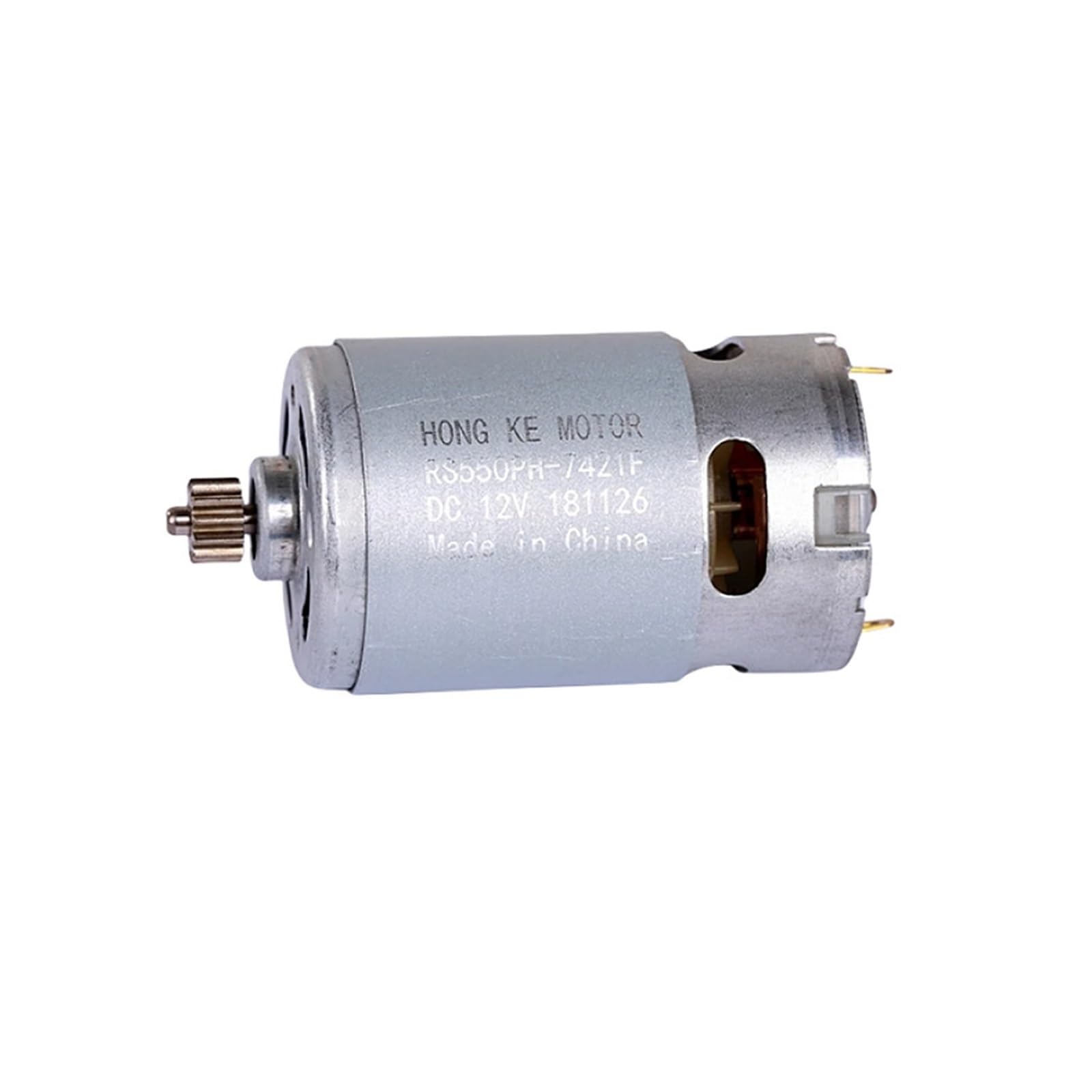 Moteur R550 perceuse 12V 18V 25V de rechange avec pignon 12 dents