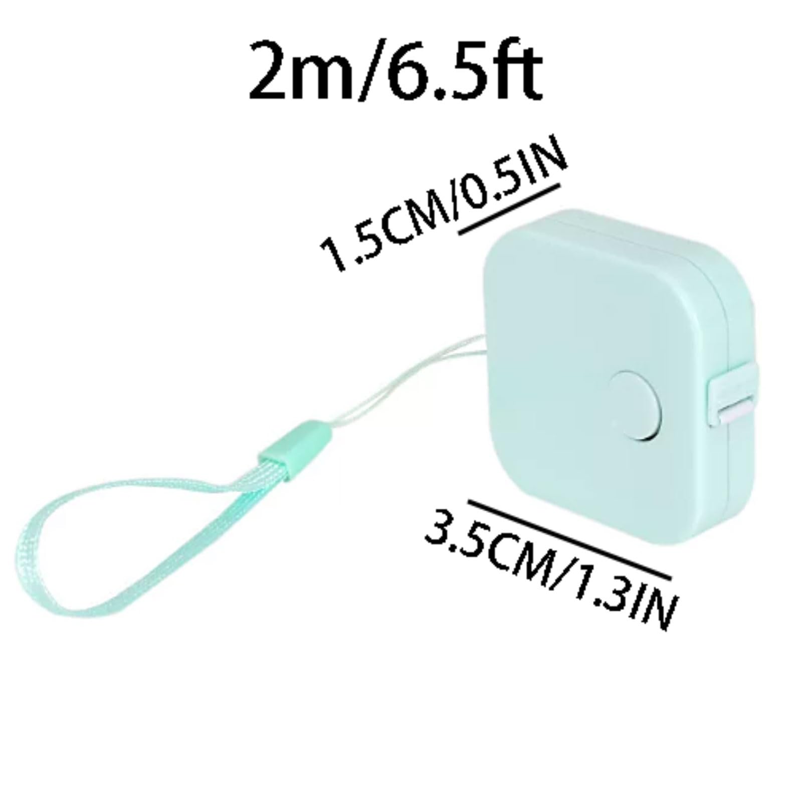 Cinta métrica compacta de Mano, escuadra Flexible, Doble Escala, autobloqueante y retráctil.