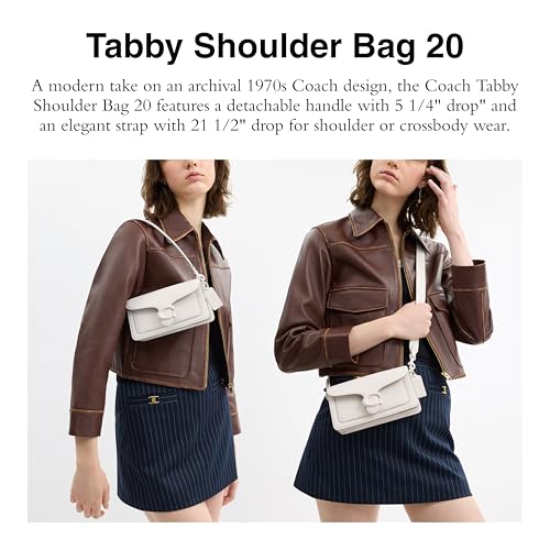 Coach Tabby Shoulder Bag 20, LH/Chalk2