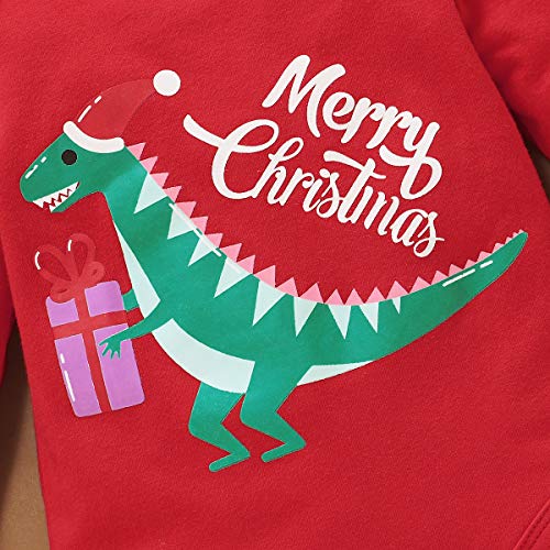 DaMohony 3 Stks/set Baby Peuter Kerst Outfits Romper + Broek + Hoed Kleding Set - Afbeelding 5