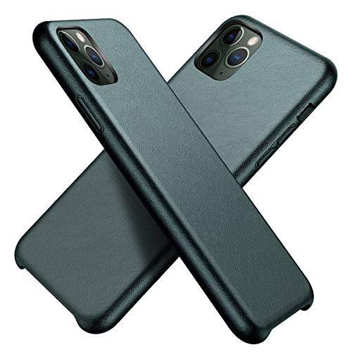 Get Discount 70% Price MATEPROX Genuine Real Leather iPhone 11 Pro Max Case Protective Ultra-Thin [Slim Fit] with Microfiber Lining Cover for iPhone 11 Pro Max 6.5-Forest Green
