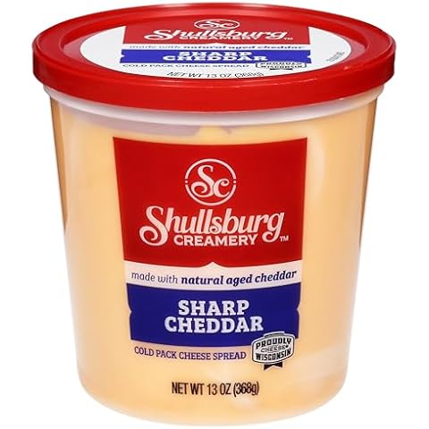 Shullsburg Creamery - Sharp Cheddar Cold Pack Cheese Spread - 13 oz. Cover