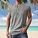 Men's Tank Tops Casual Workout Sleeveless T-Shirts for Daily Relaxed Style Gym Summer Fashionable Fit (Grey, L)