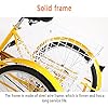 Comfort, 24inch Adult Tricycle High Carbon Steel Frame 3 Wheel Bikes with Large Basket Cruise Trike 7 Speed Three-Wheeled Bicycles Sports Pedal Cycling #5
