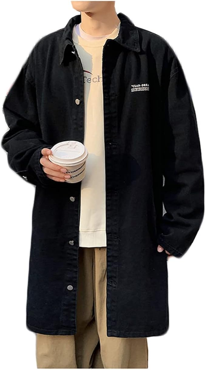 Amazon ジャンーウェ デニムコート メンズ トレンチコート シャツジャケット 無地 カジュアル スプリングコート 無地 大きいサイズ 秋 コート ジャケット 通販 Amazon ジャンーウェ デニムコート メンズ トレンチコート シャツジャケット 無地 カジュアル スプリングコート 無地 大きいサイズ 秋 コート ジャケット 通販