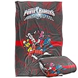 Trevco Power Rangers Ninja Team Silky Touch Super Soft Throw Blanket 36' x 58'