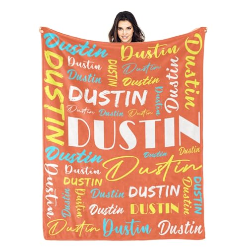 Personalized Blankets for Kids with Names Customized Blankets with Name for Adult Custom Blanket Gift for Birthday Christmas Valentines Day Gift