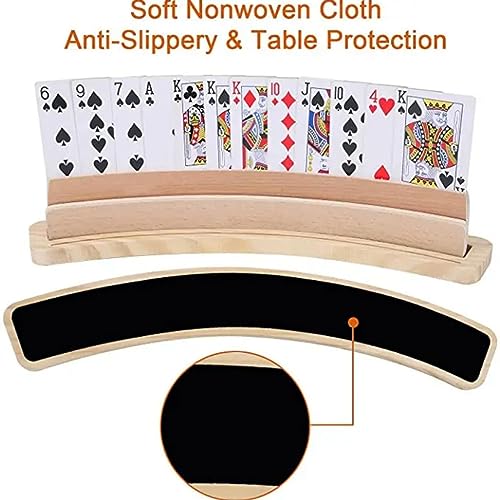 Kartenhalter Spielkarten | 2/4 Stück Spielkartenhalter | Freihändiger Poker Karte Halter Ständer | Robuster Pokerzubehör Kartenhalter für Kinder, Senioren, Erwachsen – Bild 6