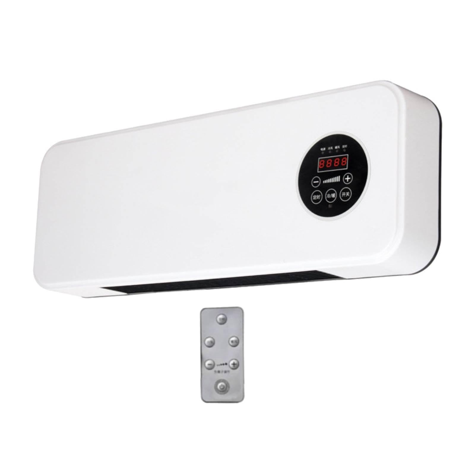 Electric Wall Heater Heating Cooling Device for Household Apartment Bathroom Style A-image-35