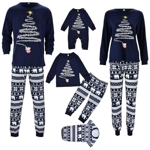 Ensemble de Pyjamas Noël Famille Générique Cover