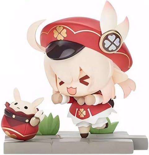 WEIZEW Genshin Impact Figura de Klee, Battle Stance Mondstadt Edition Figura de acción Colección Modelo Regalo de cumpleaños