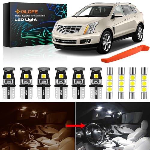 Kit de luces LED interiores 6000K para Cadillac SRX 2010-2015 miniatura 1