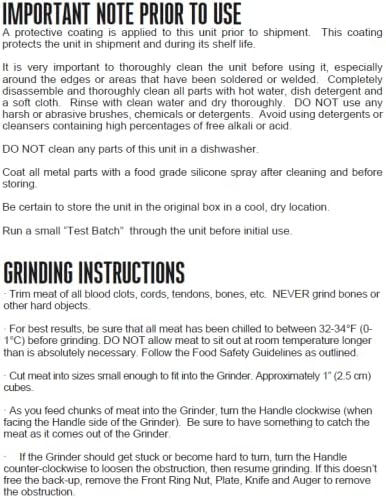 Miniatura 8 de Weston molino de carne 10 Plateado