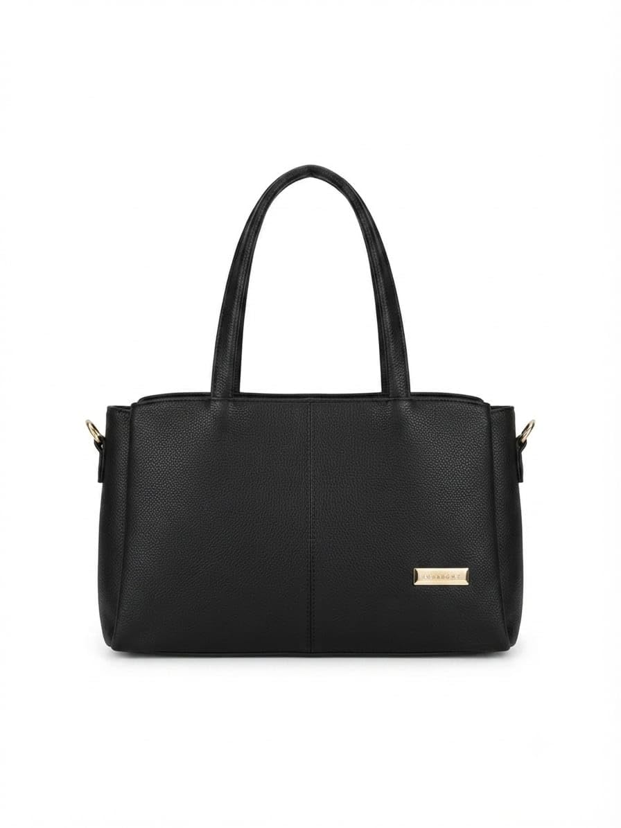Women's Tote Bag, Navy Blue and Beige Colourblock-picture-32