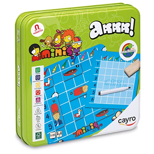 Cayro – Arrrr – + 5 Jahre – Einfallsreichtum, Geschicklichkeit und Spaß – Lernbrettspiel für Kinder – Wörter Lernen und Spaß haben – Ideal für 2 Spieler