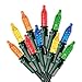 SYLVANIA Christmas Lights, Multi LED 100 Lt Mini Set, Green Wire. 26.1' Total length. For Indoor and Outdoor use.