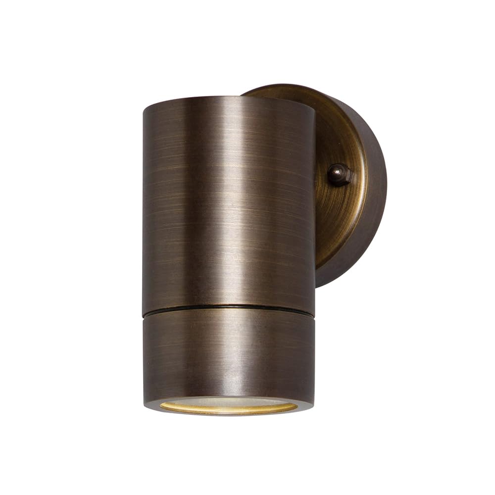 Litecraft Talon Wall Light Outdoor Up or Down IP54 GU10 Fitting - Antique Bronze