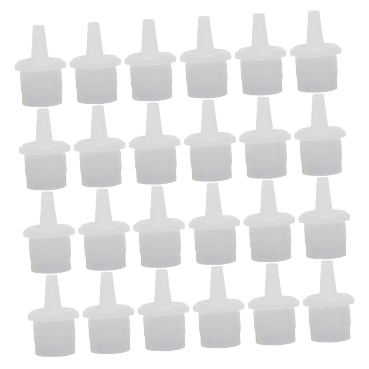FRCOLOR Professional Lash Glue Bottle Stopper Set 100pcs Lash Glue Plugs Eyelash Grafting Tools