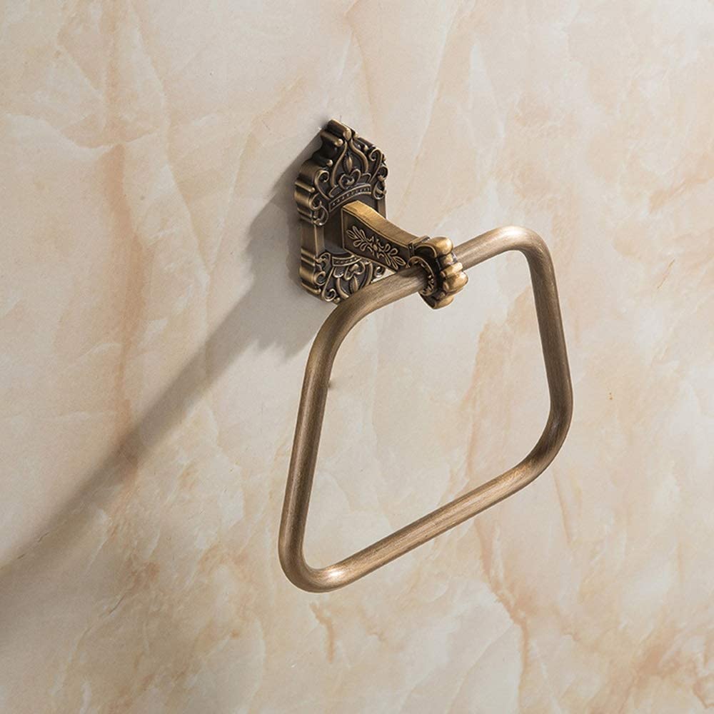 Bathroom Shelves Hotel Bathroom Household Bathroom Shelf Towel Ring Wholesale Space Aluminum Towel Ring Towel Bar